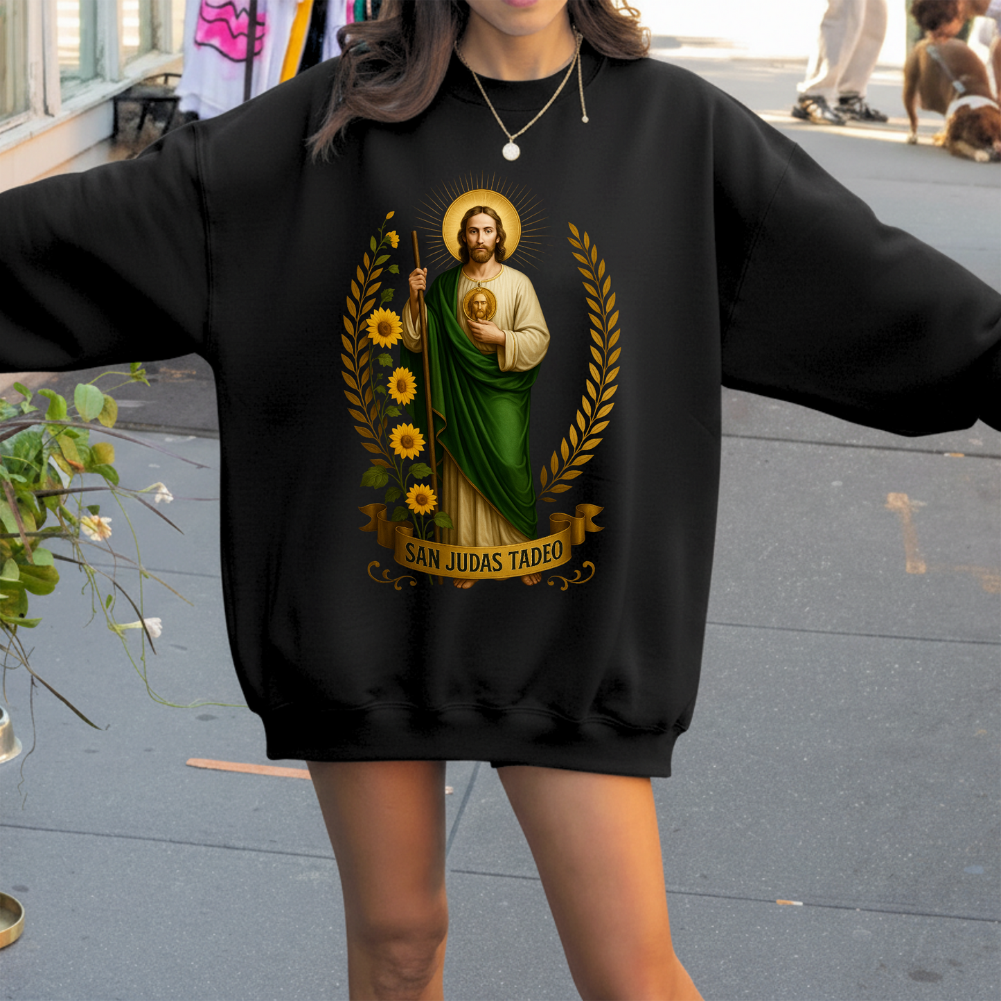San Judas Tadeo Christian Sweatshirt