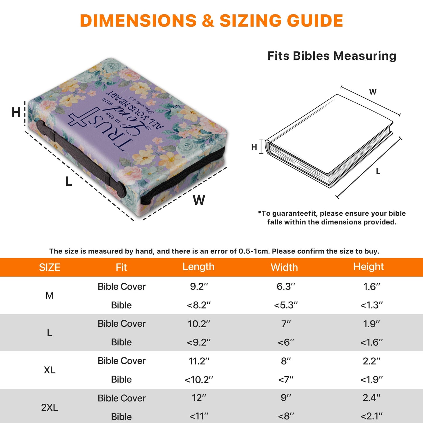 Trust Quote Leather Book Cover Case