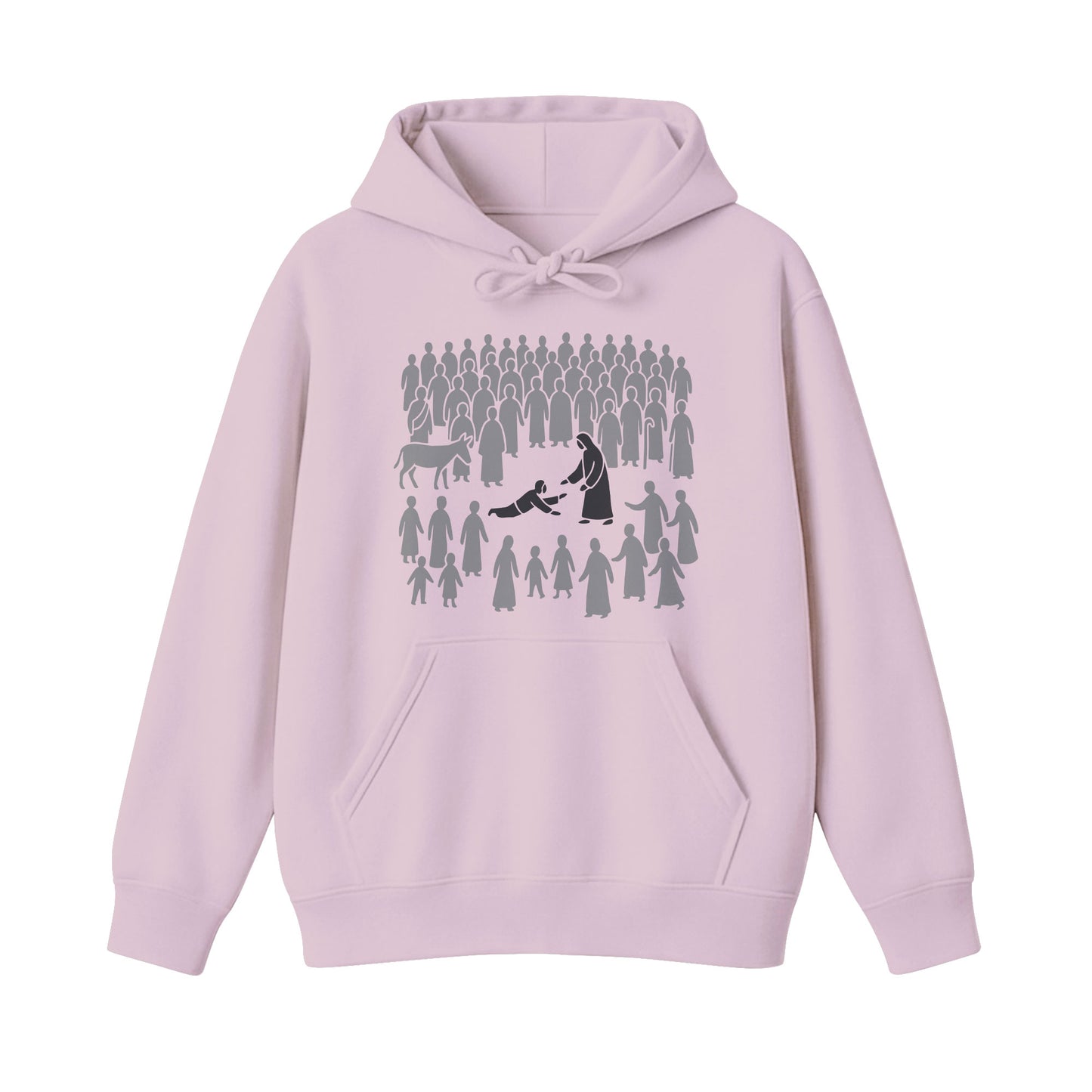 Just Touching Him Christian Hoodie