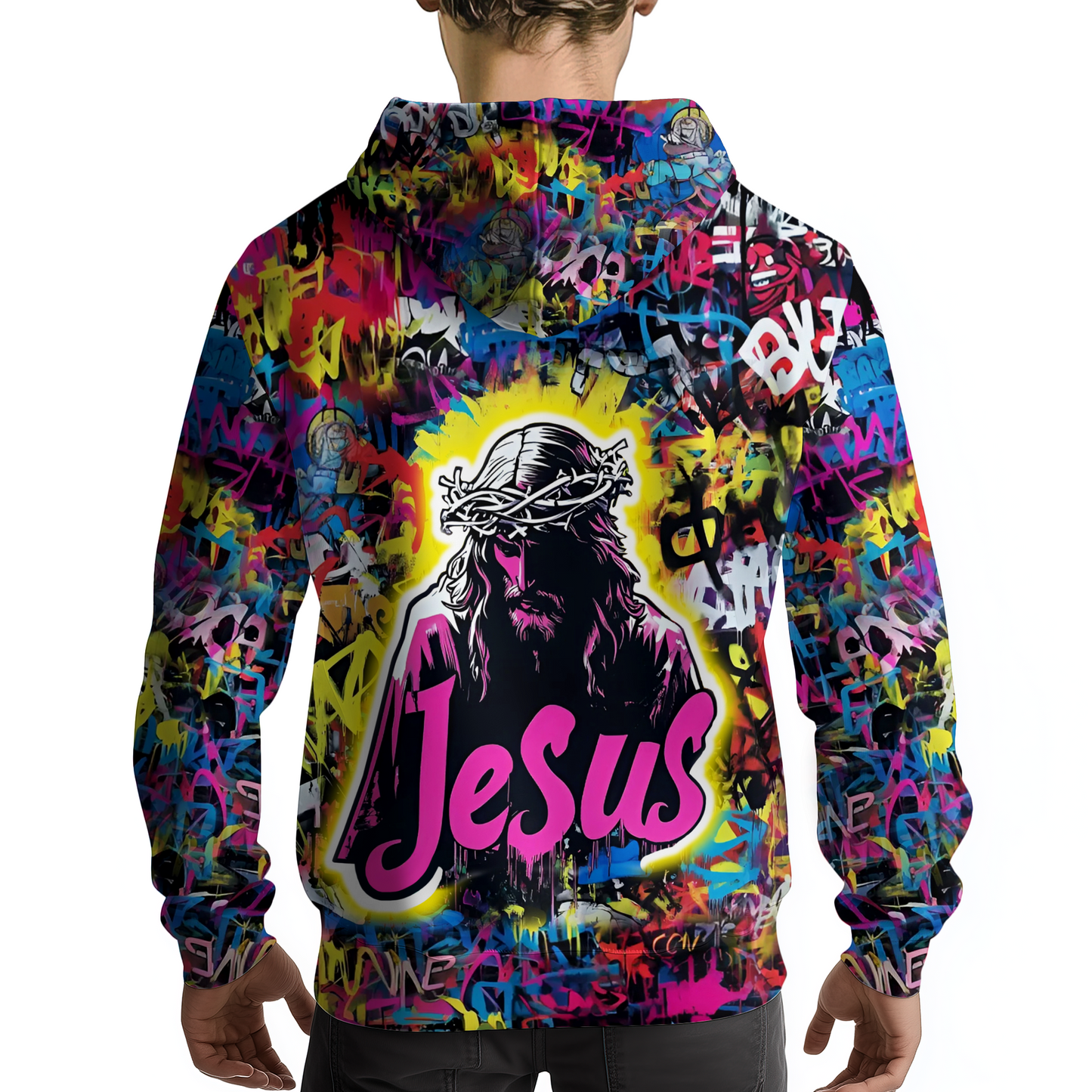 Christian Graffiti Style Hoodies