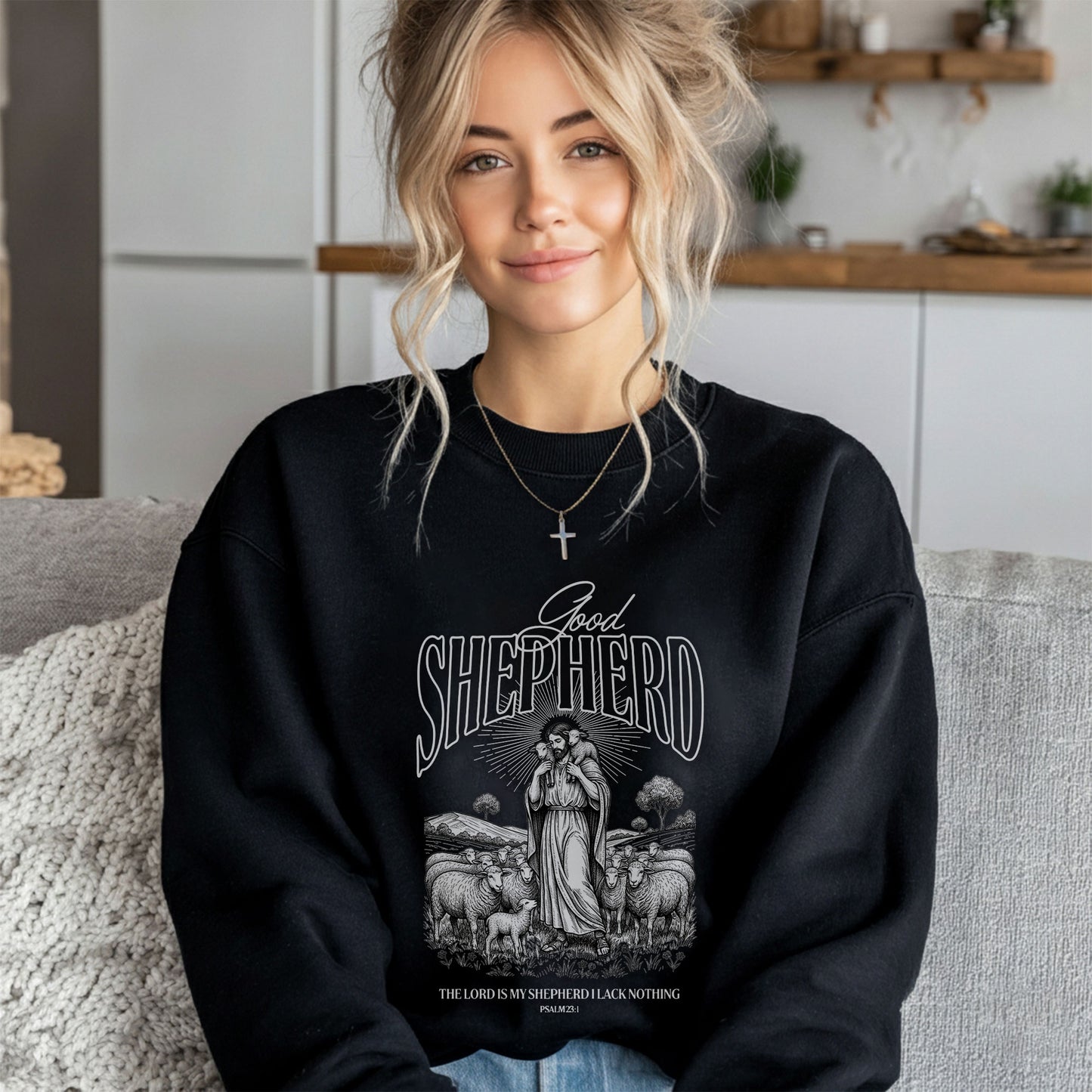 Good Shepherd Christian Sweatshirt