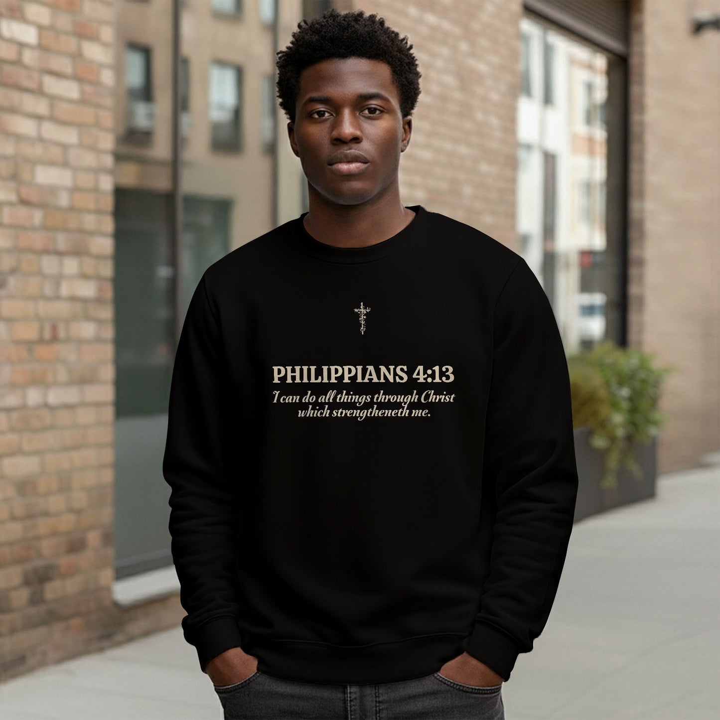 I Can Do All Things Through Christian Sweatshirt