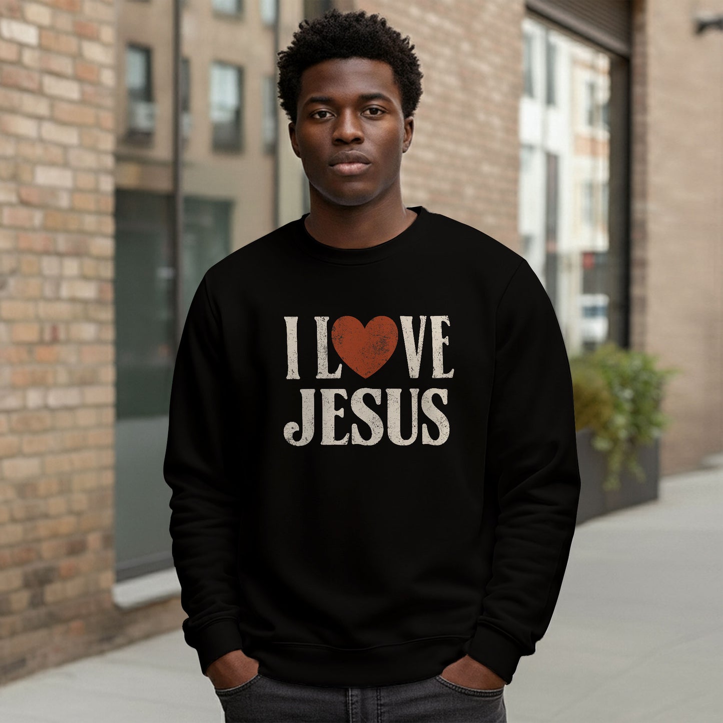 I Love Christian Sweatshirt