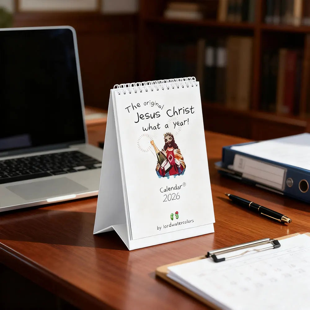 Jesus Christ WHAT A YEAR Calendar 2026