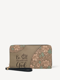 Still & Trust PU Leather Wallet - Christian Wallet, front view