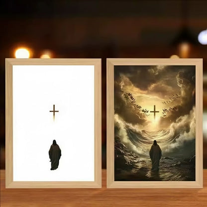 First Rays Morning - Jesus Lamp Painting