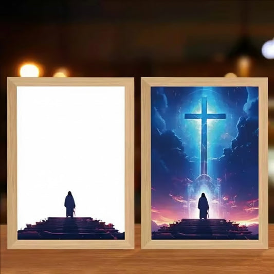 Kindly - Jesus Lamp Painting