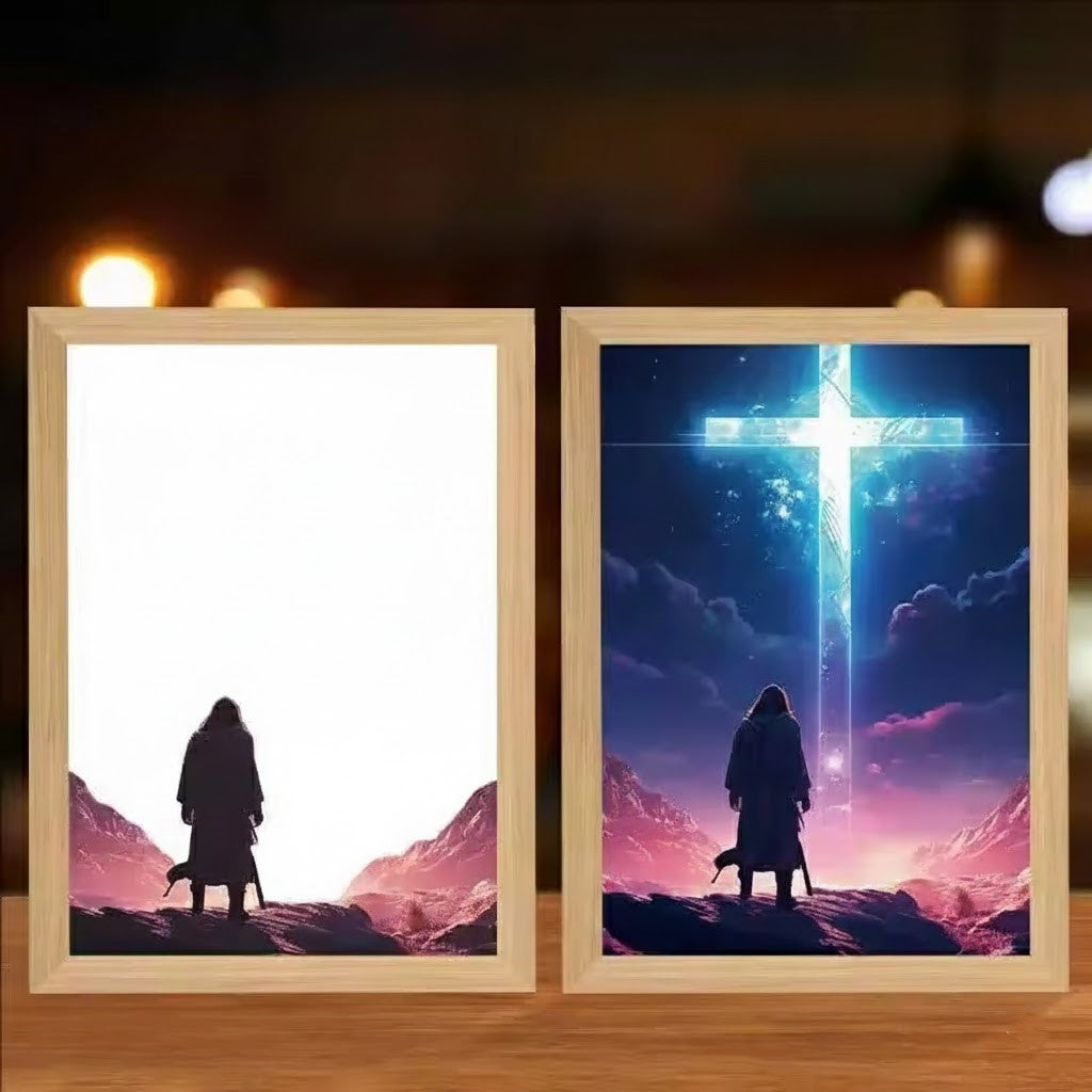 Divine Call - Jesus Lamp Painting