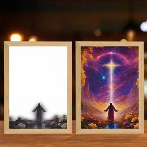 Heaven Garden - Jesus Lamp Painting