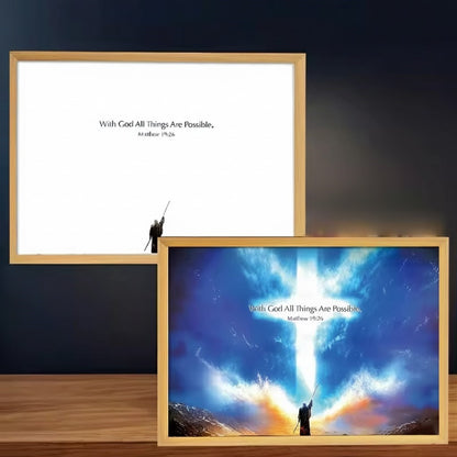 Glory Rise - Jesus Lamp Painting