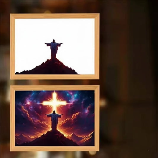 Trust Light - Jesus Lamp Painting