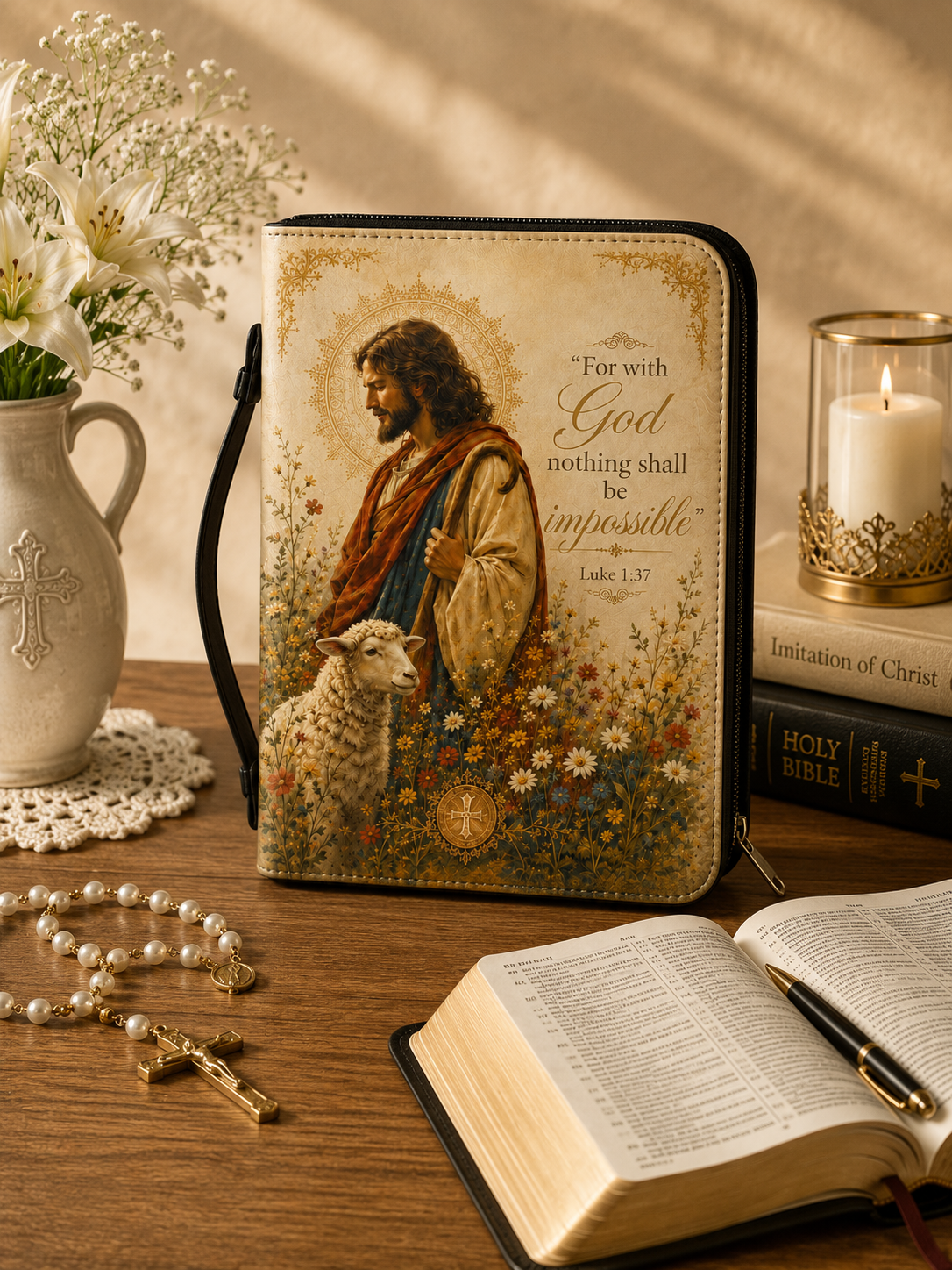 "Agnus Dei" Bible Cover