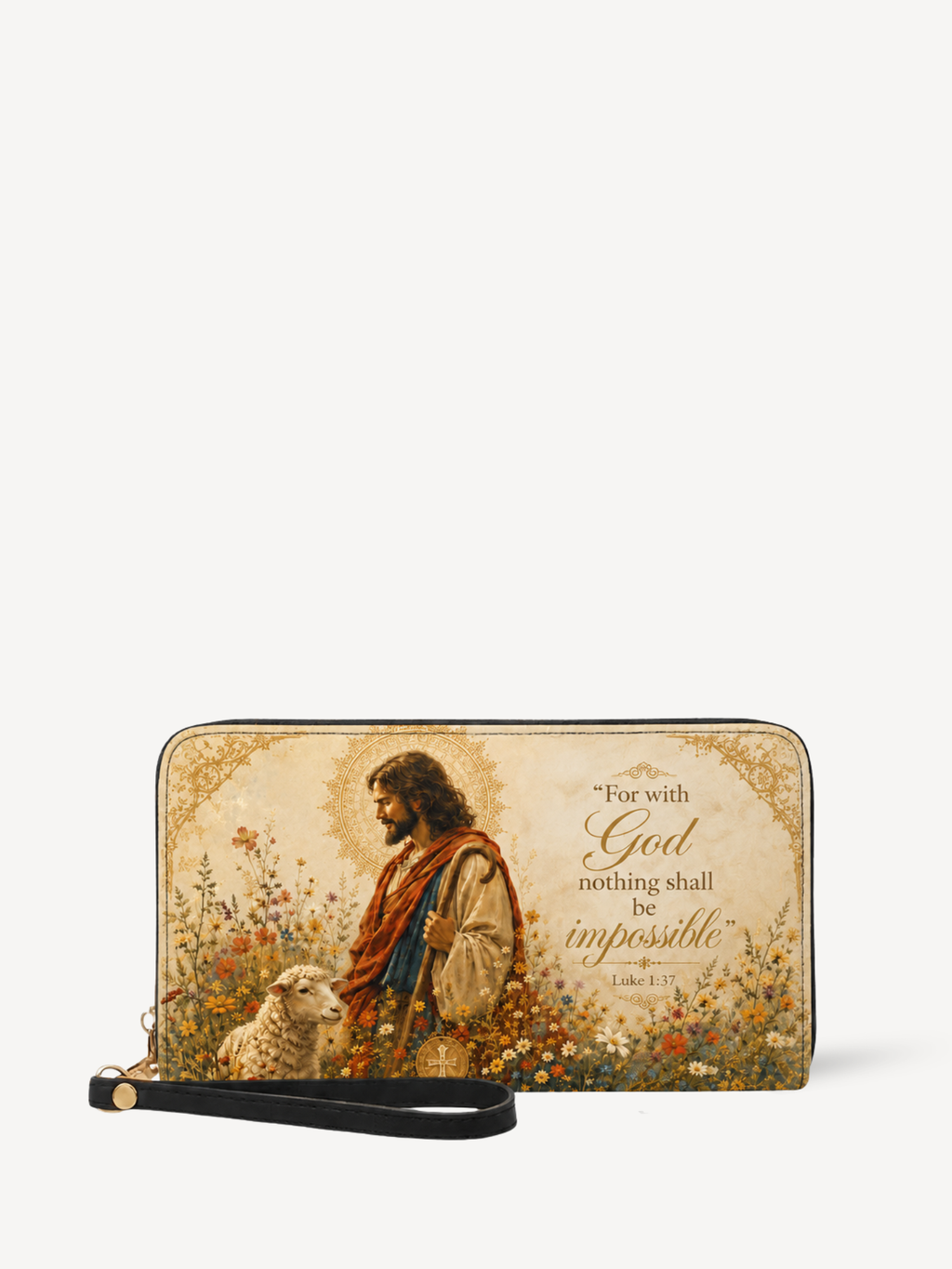 "Agnus Dei" Leather Wallet