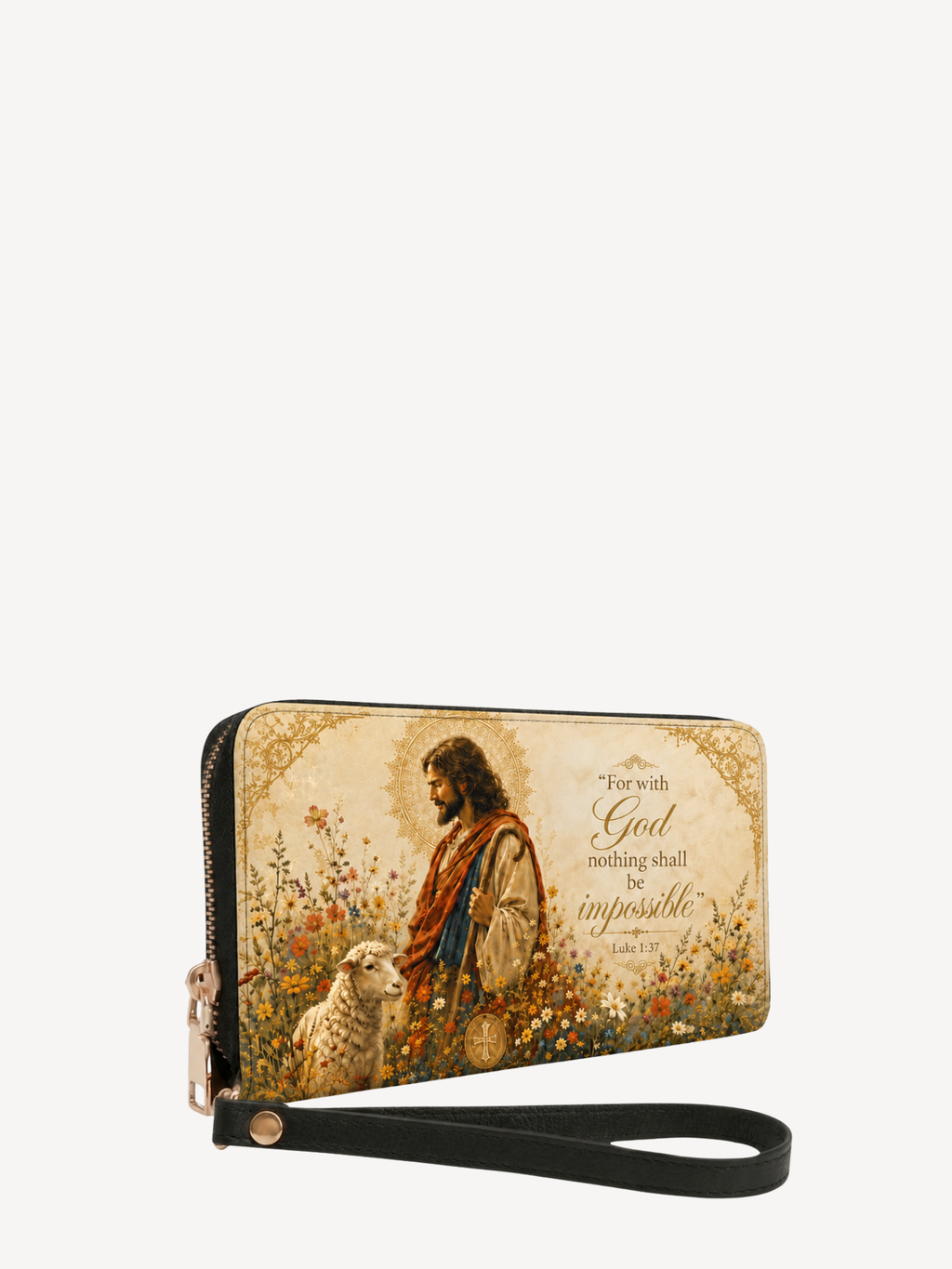 "Agnus Dei" Leather Wallet