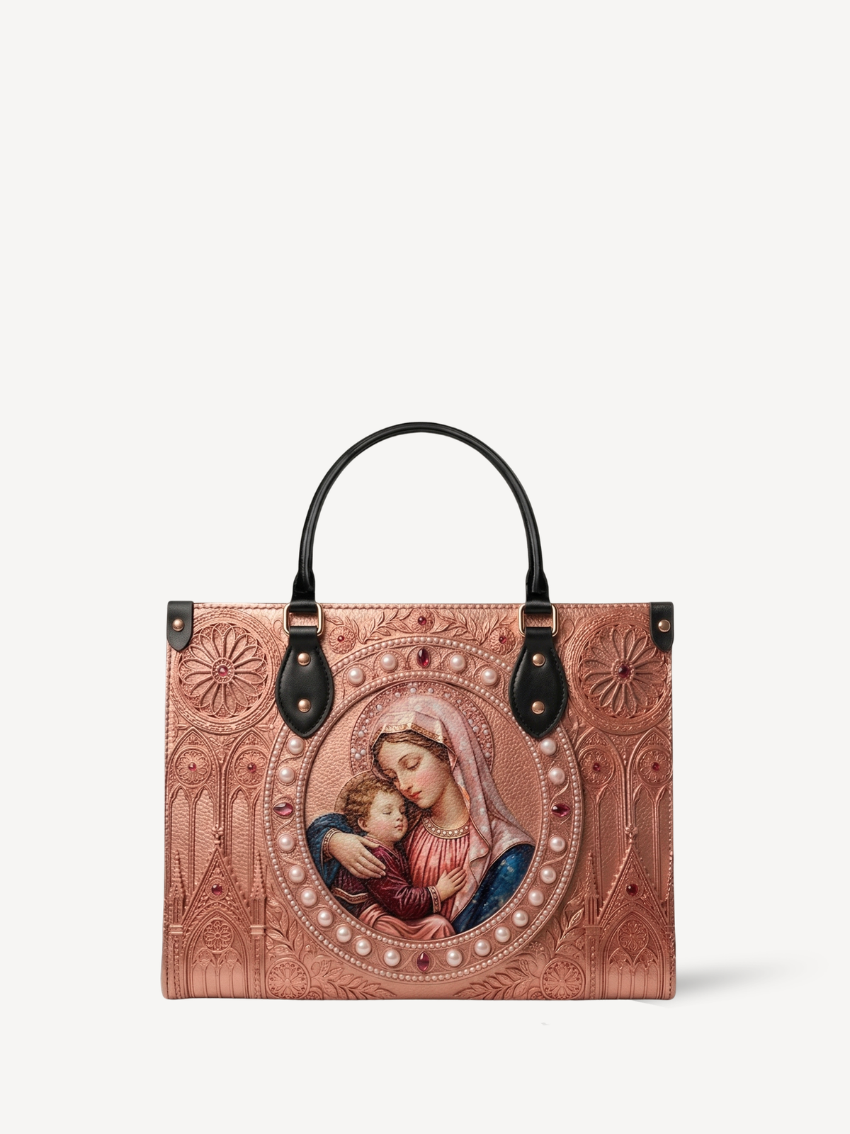 Amoris PU Leather Handbag - Christian Handbag, front view