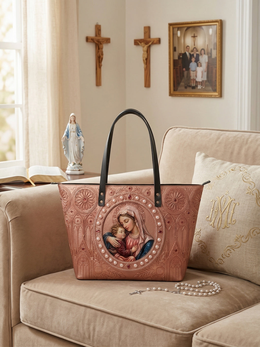 "Amoris" Leather Tote Bag