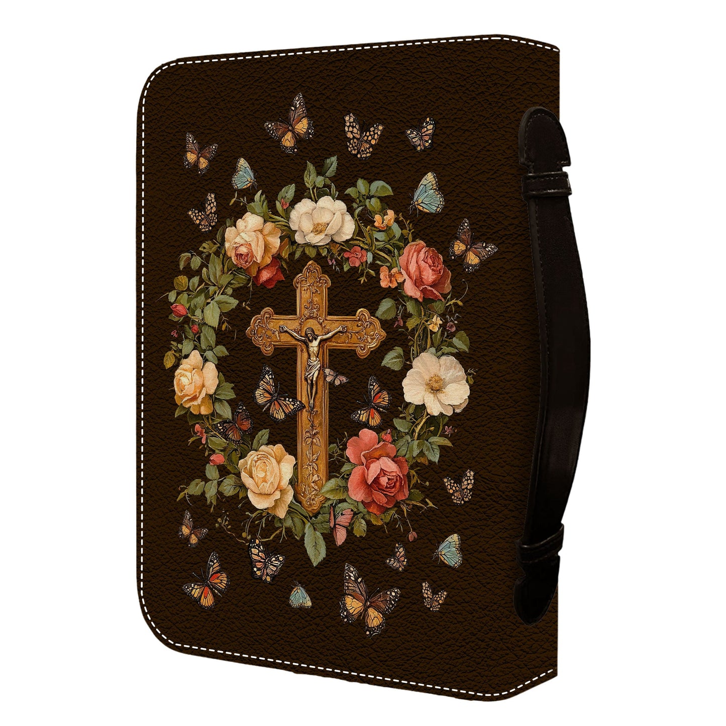 Inspirational Quote Leather Book Cover Case