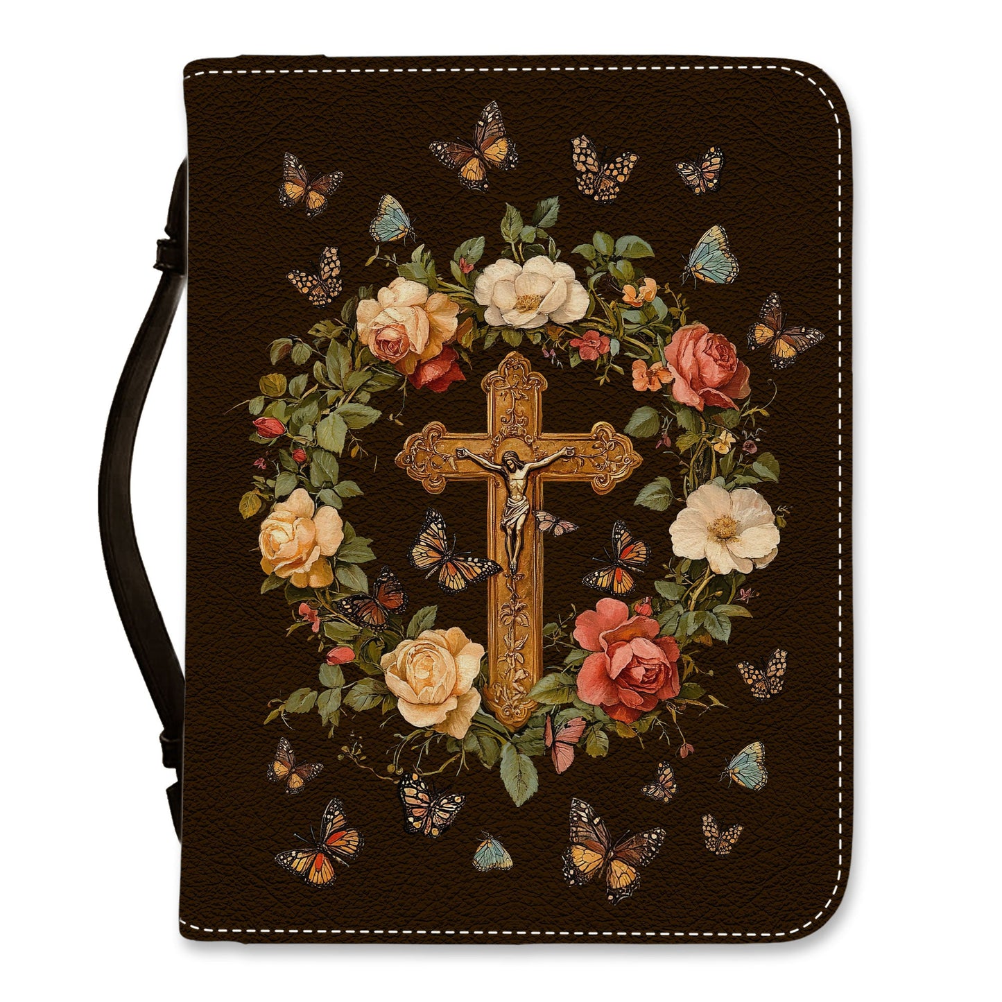 Inspirational Quote Leather Book Cover Case