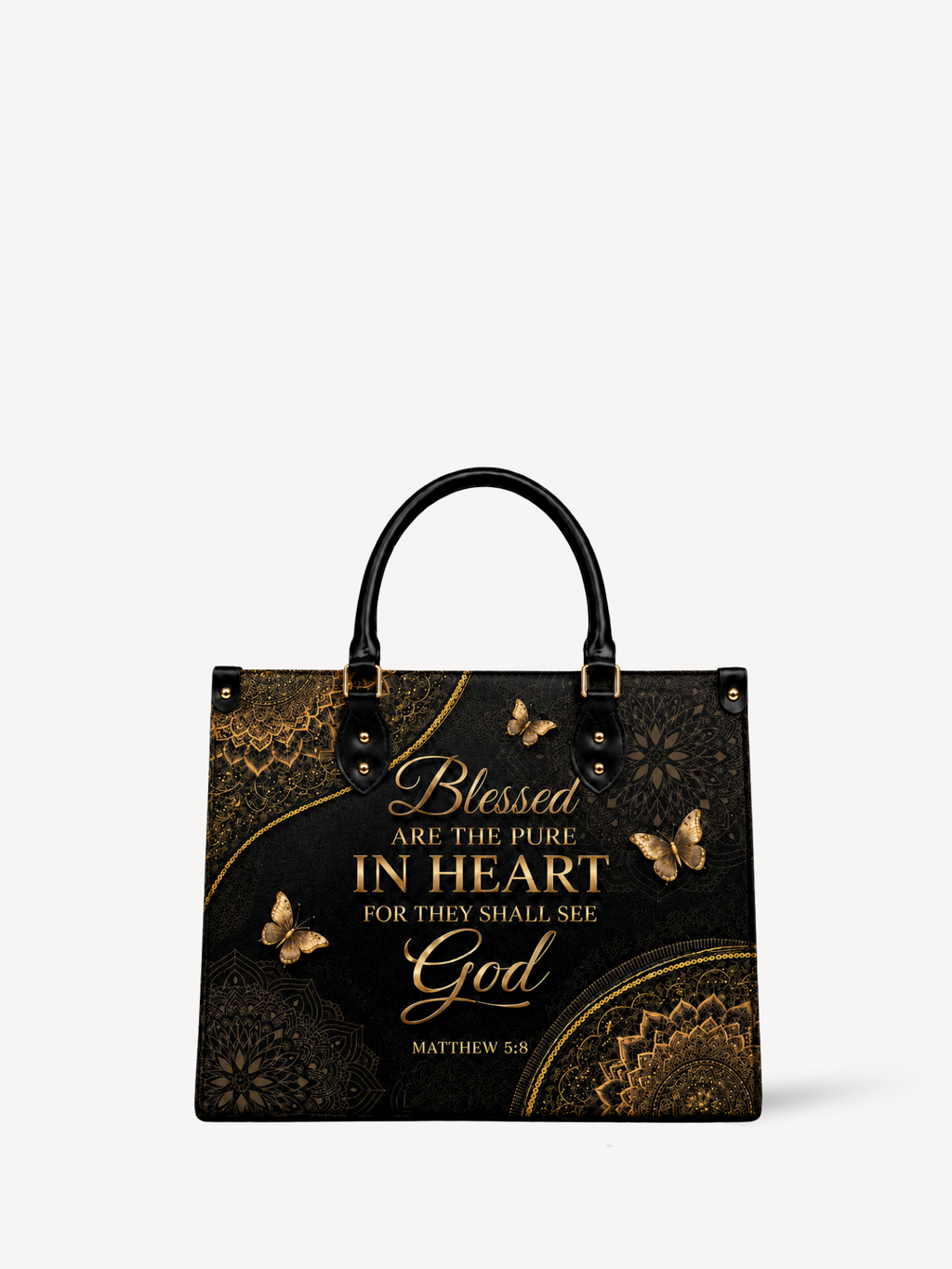 "Blessed Soul" Leather Handbag