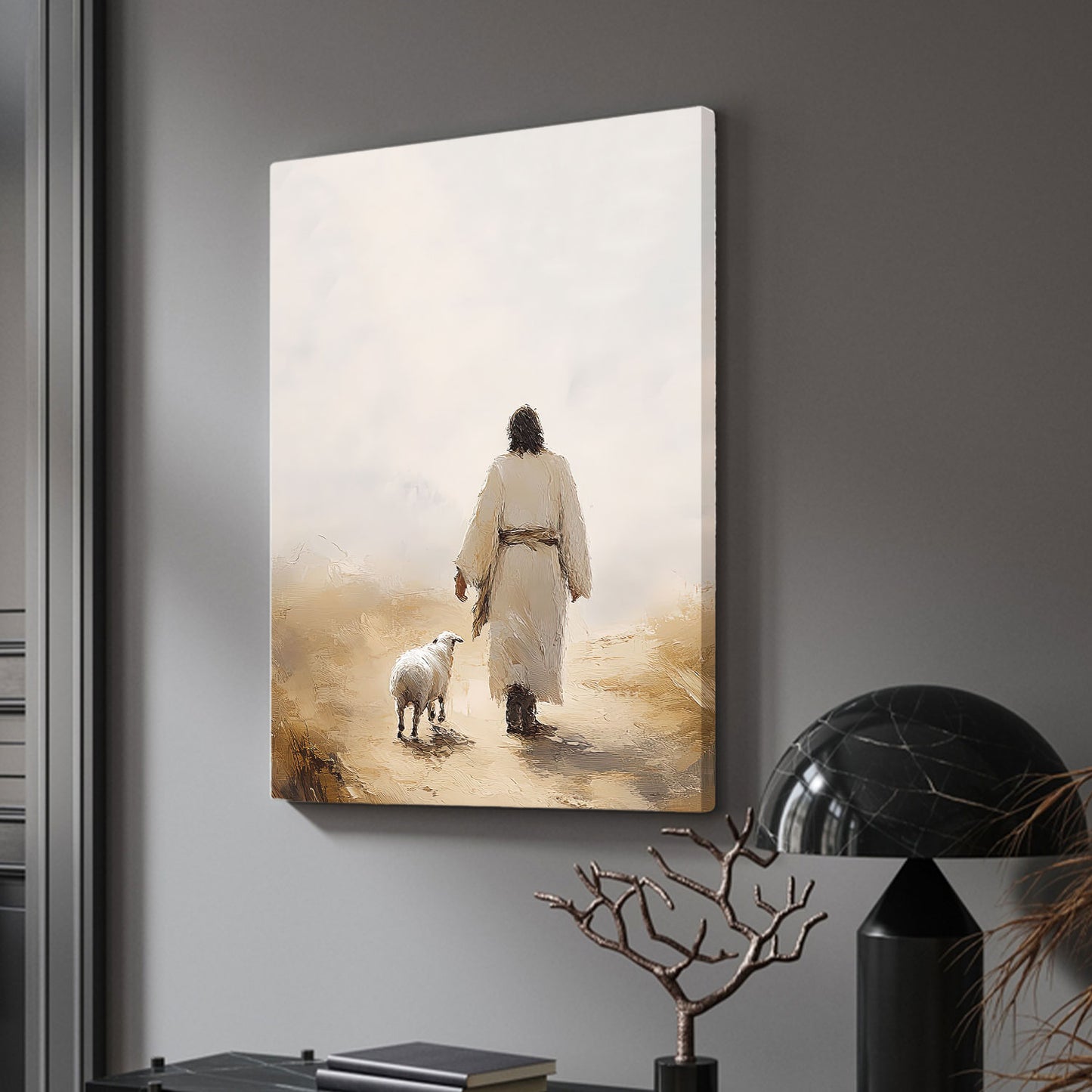 The Lost Sheep Painting Canvas Wall Art