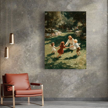 Gentle Scene of Jesus Canvas Wall Art