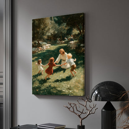 Gentle Scene of Jesus Canvas Wall Art