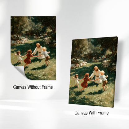 Gentle Scene of Jesus Canvas Wall Art