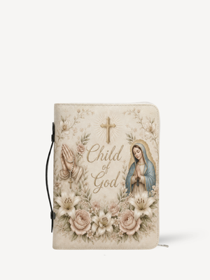 Child Of God Bible Cover - PU Leather Bible Cover, front view