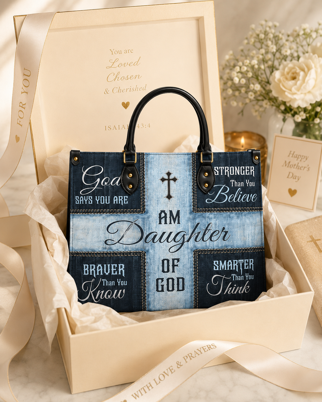 "Chosen Daughter"  Leather Handbag