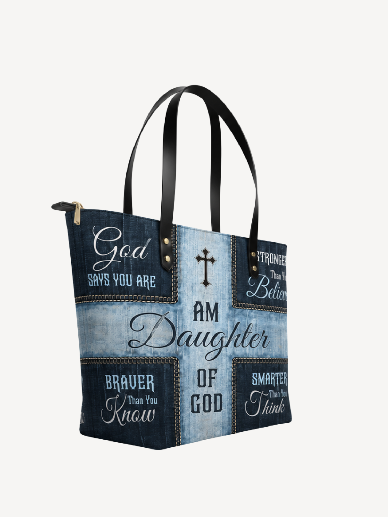 "Chosen Daughter" Leather Tote Bag