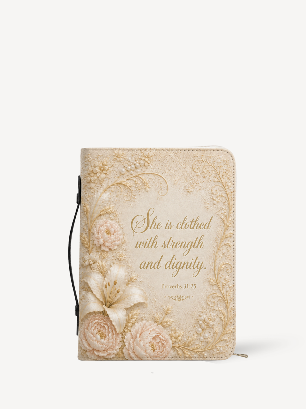 "Dignity Floral" Bible Cover