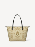Divine Heart PU Leather Tote Bag - Christian Tote Bag, front view