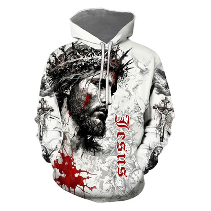 Faith & Sacrifice Hoodie - Crown of Thorns