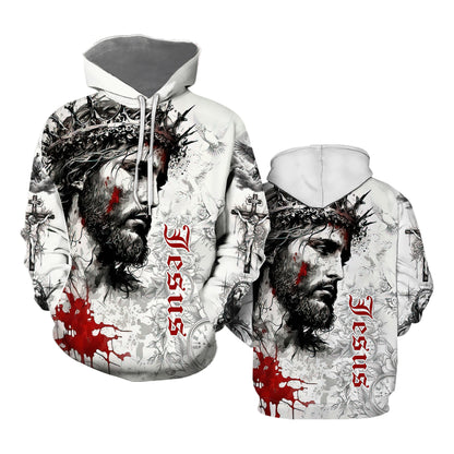 Faith & Sacrifice Hoodie - Crown of Thorns