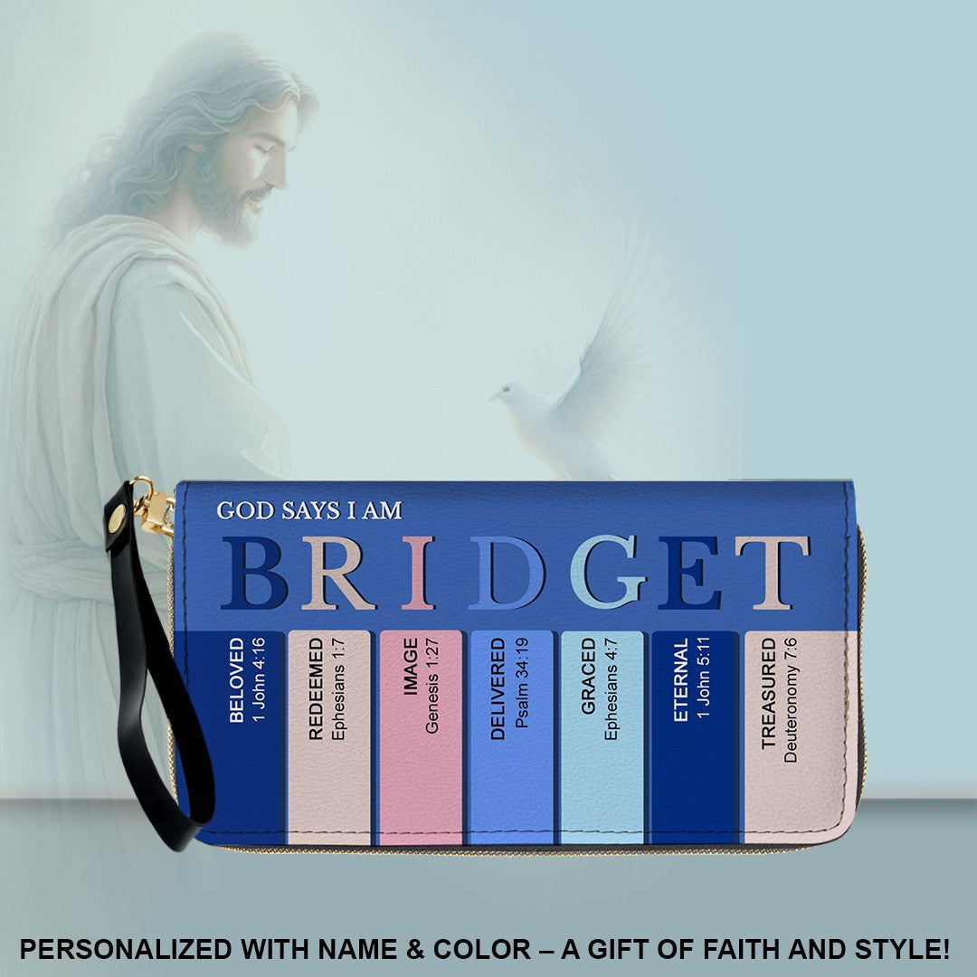 Christianartbag Clutch Purse, Uncover the sacred meaning of your name - Personalized Clutch Purse - Christian Gifts For Women, CAB0153025