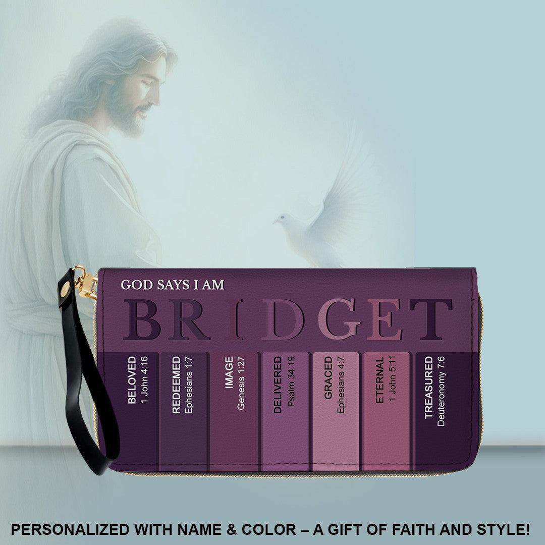 Christianartbag Clutch Purse, Uncover the sacred meaning of your name - Personalized Clutch Purse - Christian Gifts For Women, CAB0153025