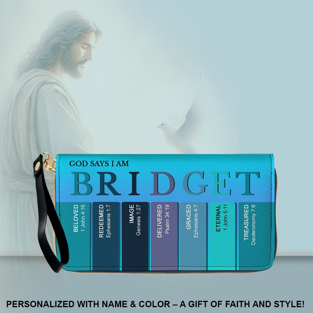 Christianartbag Clutch Purse, Uncover the sacred meaning of your name - Personalized Clutch Purse - Christian Gifts For Women, CAB0153025