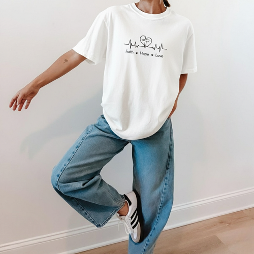 Faith Hope Love Christian T-Shirt