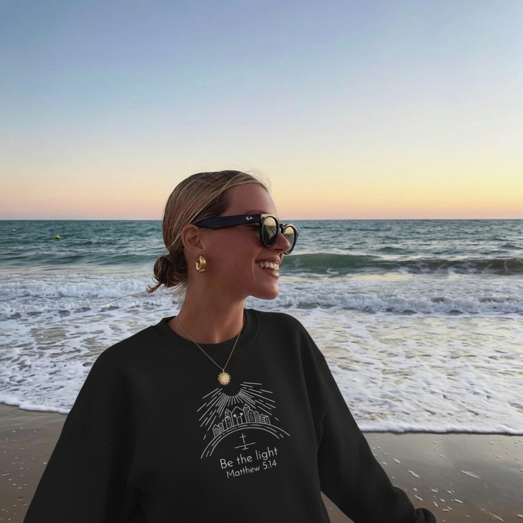 Be The Light Christian Sweatshirt