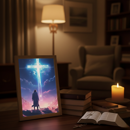 Divine Call - Jesus Lamp Painting