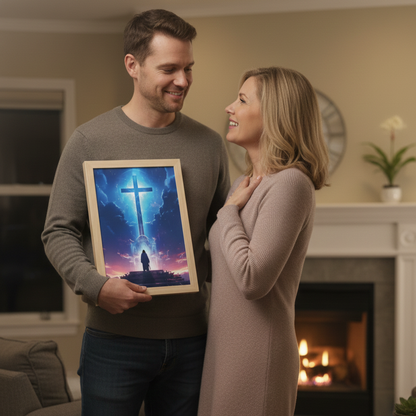 Kindly - Jesus Lamp Painting