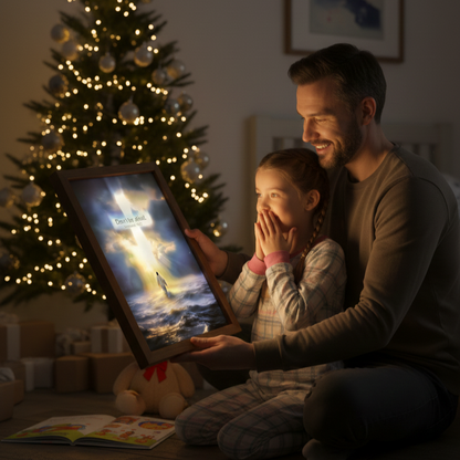 Jesus and the Sea - Jesus Lamp Painting