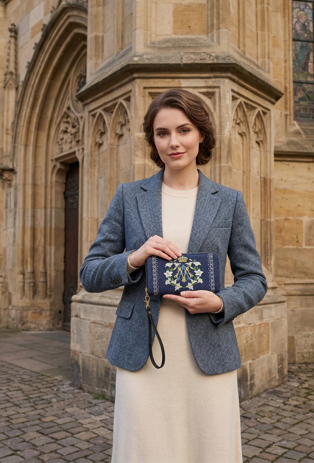 "Lilium Mariae" Leather Wallet