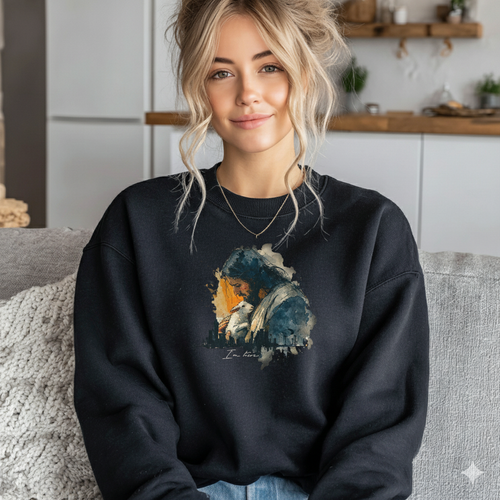 I'm Here Christian Sweatshirt