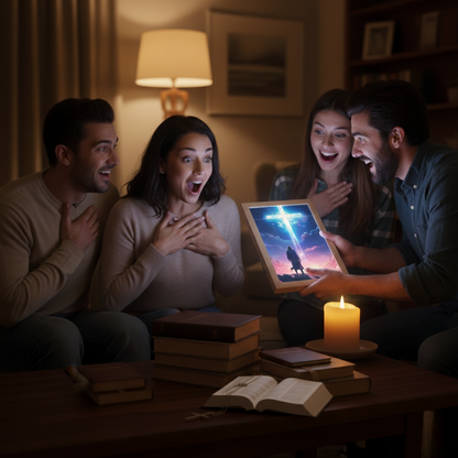 Divine Call - Jesus Lamp Painting