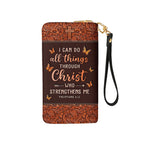 I Can Do All Things Through Philippians 4:13 Purse - Christian Leather Wallet