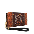 I Can Do All Things Through Philippians 4:13 Purse - Christian Leather Wallet