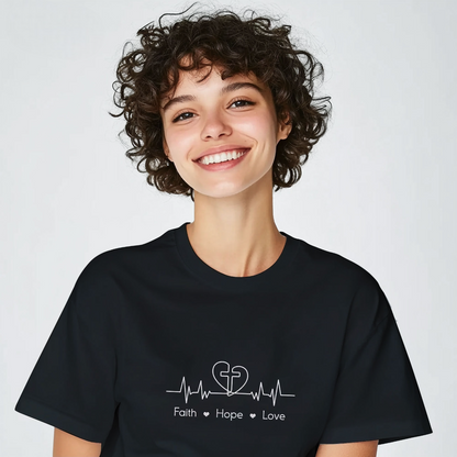 Faith Hope Love Christian T-Shirt