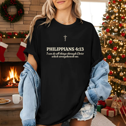 Philippians 4:13 Christian T-Shirt