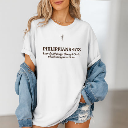 Philippians 4:13 Christian T-Shirt